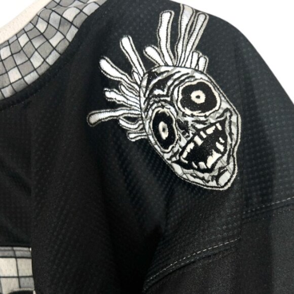 Elev808 Designs EDMN Scooby Doo Hockey Jersey Medium Black Pre-Loved - Picture 7 of 8